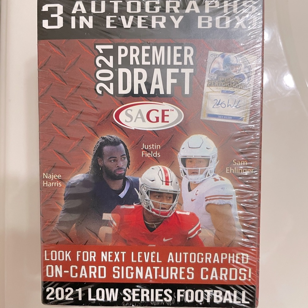 2021 Premier NFL box cards